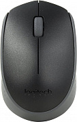 Logitech M171 Wireless Black Mouse  <910-004424/910-004643> (RTL) USB 3btn+Roll