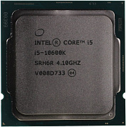 CPU Intel Core i5-10600K        4.1 GHz/6core/SVGA UHDGraphics 630/1.5+12Mb/125W/8 GT/s  LGA1200