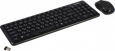 Gembird Wireless KBS-9200 (Кл-ра,USB,FM+Мышь 3кн,Roll,USB,FM)
