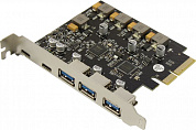 Orient AM-U3142PE-3A2C (RTL) PCI-Ex4, USB3.2,  3 port-ext, USB3.2-C 2 port-ext