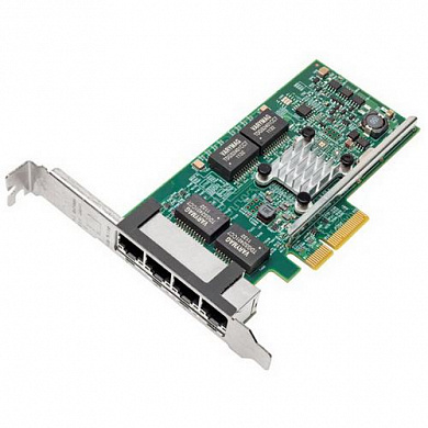 Broadcom <BCM95719A1904AC> NetXtreme BCM5719-4P Quad-Port Ethernet Server Adapter PCI-Ex4 (4UTP 1Gbps)