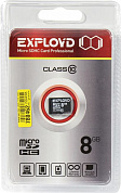 EXPLOYD <EX008GCSDHC10-w/a-AD> microSDHC 8Gb Class10