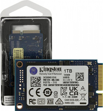 SSD 1 Tb mSATA Kingston KC600 <SKC600MS/1024G>