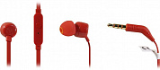 Наушники с микрофоном JBL Tune 110 <Red> (шнур 1.1м) <JBLT110RED>