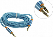 JETACCESS <JA-AC02 2м Blue> Кабель Jack3.5-M --> Jack3.5-M 2м