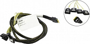 Amphenol <RSL38-1277> Кабель SFF-8654 (x4) -> 4xSATA 1м