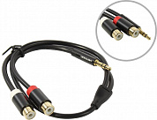 Vention <VAB-R02-B030> Кабель Jack3.5-M --> 2RCA-F 0.3м