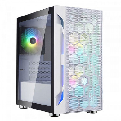 Minitower SilverStone FARA H1M PRO <SST-FAH1MW-PRO> White MicroATX без БП, с окном