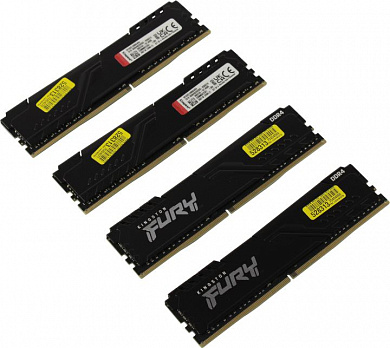 Kingston Fury Beast <KF432C16BBK4/64> DDR4 DIMM 64Gb KIT 4*16Gb<PC4-25600> CL16