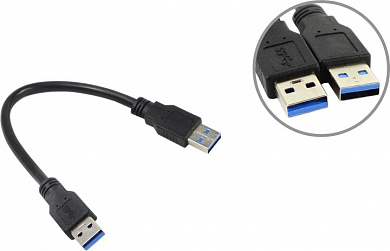 5bites <UC3009-002> Кабель USB 3.0 AM-->AM 0.2м