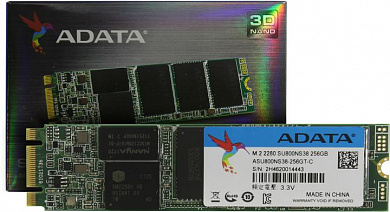 SSD 256 Gb M.2 2280 B&M 6Gb/s ADATA Ultimate SU800 <ASU800NS38-256GT-C> 3D TLC