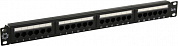 Patch Panel 19" 1U UTP 24 port кат.5e 5bites <PPU55-07>разъём KRONE&110 (dual IDC)