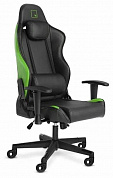WARP <SG-BGN Black/Green V3> Кресло игровое