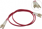 Patch cord  ВО, LC-LC, Duplex, MM 50/125 OM4  1м