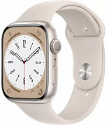 Apple Watch Series 8 <MNUQ3LL/A Starlight> (1.9" 484x396 AMOLED,BT+WiFi+NFC+GPS,32Gb,WatchOS)