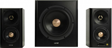 Колонки Edifier S360DB <Brown> (2x40W + Wireless Subwoofer 75W, дерево, Bluetooth, ПДУ)