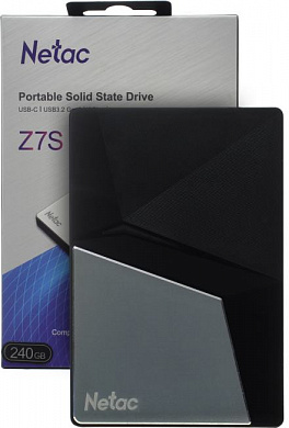 SSD 240 Gb USB3.2 Netac Z7S <NT01Z7S-240G-32BK>