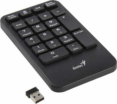Genius Wireless NumPad 1000 Black <USB> 21КЛ <31320003400>