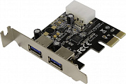 Orient <VL-3U2PELP> (OEM) PCI-Ex1, USB3.0, 2 port-ext, Low Profile