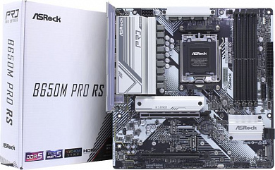 ASRock B650M PRO RS (RTL) AM5 <B650> 2xPCI-E HDMI+DP 2.5GbLAN SATA MicroATX 4DDR5