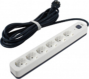 Сетевой фильтр PowerCom SP-06W White/Gray <5м> 6 розеток