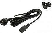 5bites <PC205-30A> Кабель компьютер - розетка 220V 3м Европейский стандарт, Г-образный