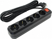 Сетевой фильтр 5bites <SP5B-350> Black <5м> ( 5 розеток )