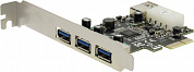 ExeGate EXE-367 (OEM) PCI-Ex1, USB3.0, 3 port-ext, 1 port-int <EX283720RUS>