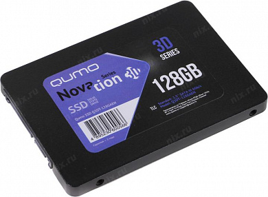 SSD 128 Gb SATA 6Gb/s QUMO Novation <Q3DT-128GAEN> 2.5" 3D TLC
