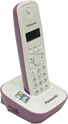 Panasonic KX-TG1611RUF <White-Lilac> р/телефон (трубка с ЖК диспл.,DECT)