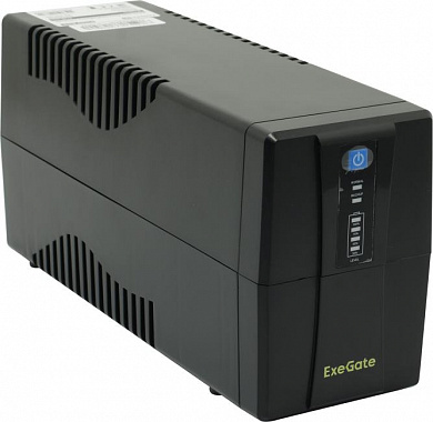 UPS 650VA Exegate Power <BNB-650 Black> <276528> защита телефонной линии/RJ45