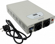Стабилизатор Powerman AVS 1500S (вх.140-260V, вых.220V±8%, 1500VA, 2 розетки Euro)