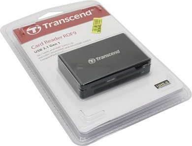 Transcend <TS-RDF9K2> USB3.1  CF/SDXC/microSDXC Card Reader/Writer
