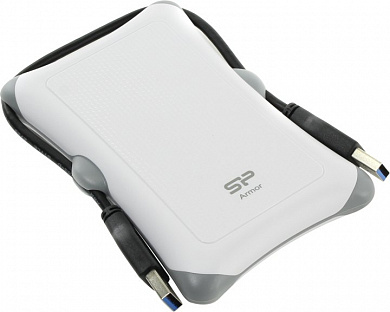 Silicon Power <SP020TBPHDA30S3W> Armor A30 White USB3.0  Portable 2.5" HDD 2Tb EXT (RTL)