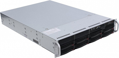 SuperMicro 2U 6028R-TRT (LGA2011-3, C612, 3xPCI-E, SVGA, SATA RAID, 8xHS SAS/SATA, 2x10GbL, 16DDR4, 740W HS)