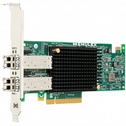 540-BDHR DELL Emulex LPe31002 Dual Port FC16 Fibre Channel HBA, PCIe Full Height, Customer Kit, V2 (including FC16 tran