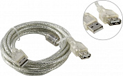 Cablexpert <CCF-USB2-AMAF-TR-2M> Кабель удлинительный USB 2.0 A-->A 2м 1 фильтр