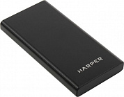 Внешний аккумулятор HARPER <PB-10031 Black> (2xUSB 2.1A, 10000mAh, Li-Pol)