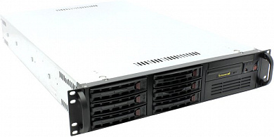 Server Case SuperMicro <CSE-823TQ-653LPB> Black 6xHotSwap SAS/SATA, E-ATX 650W (24+8+2х4пин) 2U RM