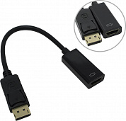 Exegate <EX-DPM-HDMIF-0.15> Кабель-переходник DisplayPort (M) ->HDMI (F) 0.15м <EX284921RUS>