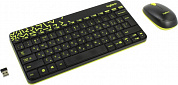 Logitech Wireless Combo MK240 Nano (Кл-ра, FM,USB+Мышь 3кн,Roll,FM, USB) <920-008213>