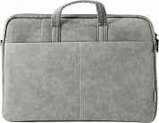 Сумка Defender Solid <26088> (кожзаменитель, серая, 15,6")