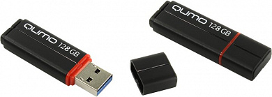Qumo Speedster <QM128GUD3-SP-black> USB3.0 Flash Drive 128Gb (RTL)