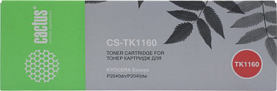 Картридж Cactus CS-TK1160 для Kyocera P2040dn/P2040dw