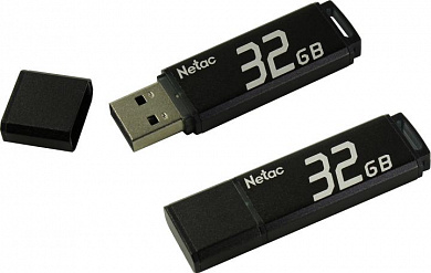 Netac <NT03U351N-032G-20BK> USB2.0 Flash Drive 32Gb (RTL)