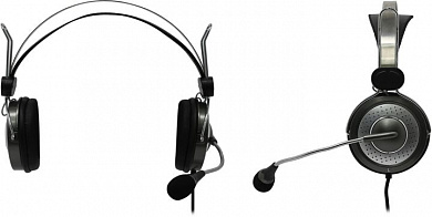 Наушники с микрофоном Genius HS-04SU (с регулятором громкости)