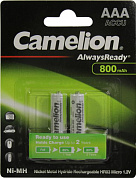 Аккумулятор Camelion NH-AAA800ARBP2 (1.2V, 800mAh) NiMH, Size "AAA" <уп. 2 шт>