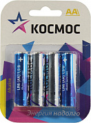 Космос <КОСLR64BL_classic>, Size "AA", 1.5V, щелочной (alkaline) <уп. 4 шт>