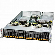 SuperMicro 2U SYS-221H-TN24R (LGA4677, C741, SVGA, SATA RAID,24xHS SAS/SATA/NVMe, noLAN, 32DDR5 1600W HS)