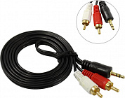 Exegate <EX-CCA-458-1.5>  Кабель Jack3.5-M --> 2RCA-M 1.5м <EX294734RUS>